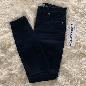 7 for Mankind high waist ankle gwenevere jeans